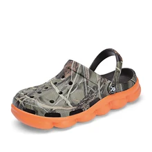 Летняя обувь; Мужские сабо; уличные мужские кроссовки; повседневная обувь; дышащие пляжные кроссовки; Мужская обувь; chaussure homme; размеры 39-44