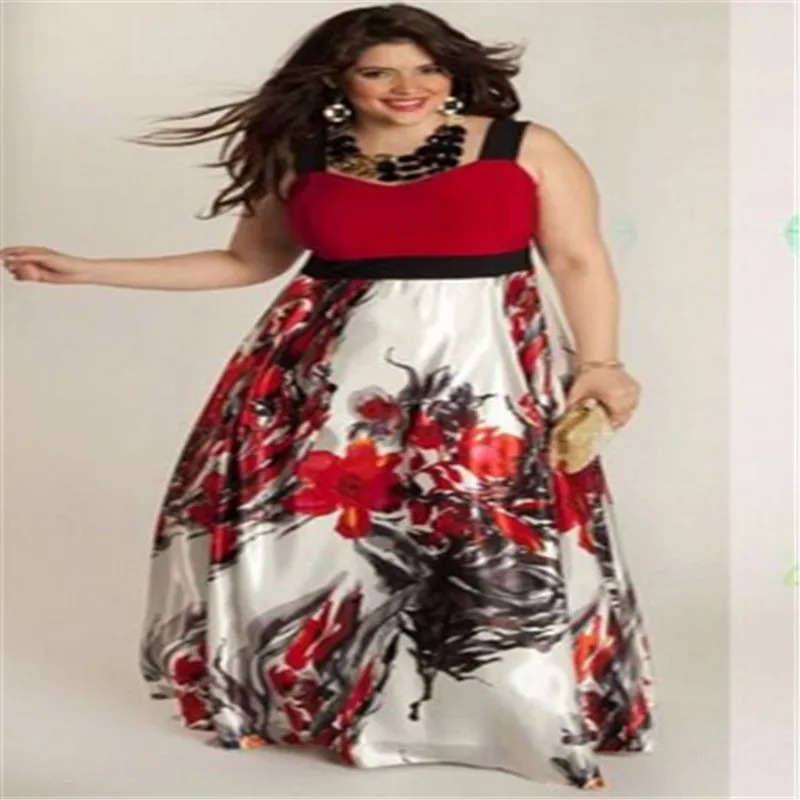 

2017 Summer Beach Chiffon Long Dress Women O Neck Floral Print A Line Belted Maxi Floor Dress Sleeveless Sundress Boho Vestidos