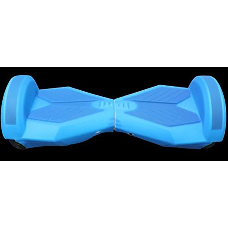 Hoverboard скейтборд силиконовый чехол 8 дюймов защитный чехол для мини 2 колеса самобалансирующийся гироскутер - Цвет: blue