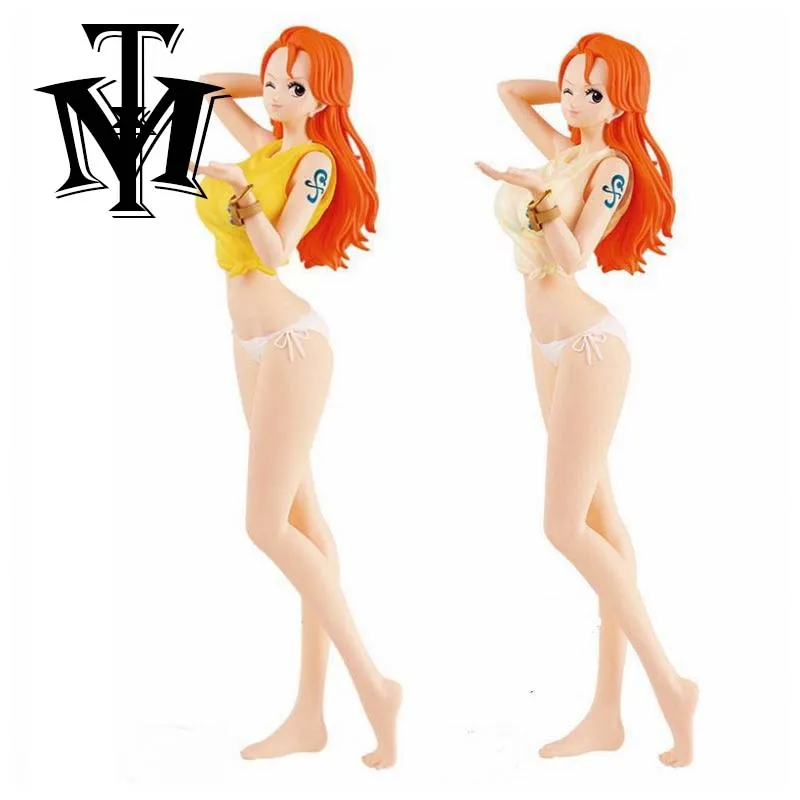 

Anime Hot Sexy POP Nami Action Figure 20cm kids Toy One Piece bikini Swimsuit Doll Collectible Model Brinquedos original box