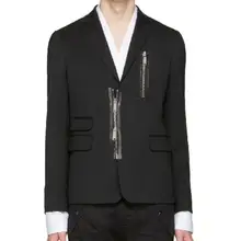 S-6XL Горячая Весна Мужская Новая мода персонализированные большие размеры изготовление простой Повседневный тонкий костюм