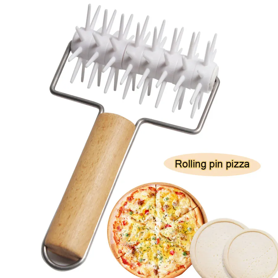 Plastic Pin Wheel DIY Plastic Pizza Cookies Dough Roller Cake Dessert Cookie Lattice Bread Hob Wheel Knife Baking Tools