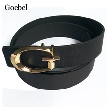 Женский модный ремень повседневный Гладкий брендовый кожаный ремень с пряжкой для дам бизнес PU раскол женский кожаный пояс