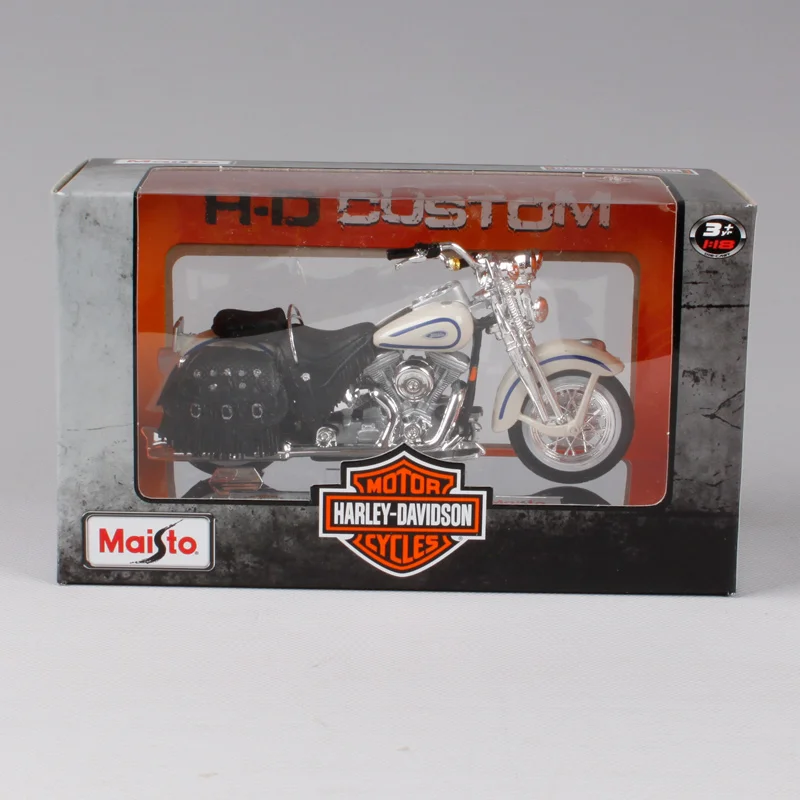 Maisto 1:18 H D бежевая мотоциклетная игрушка литая под давлением 1997 flsts heritage Весенняя