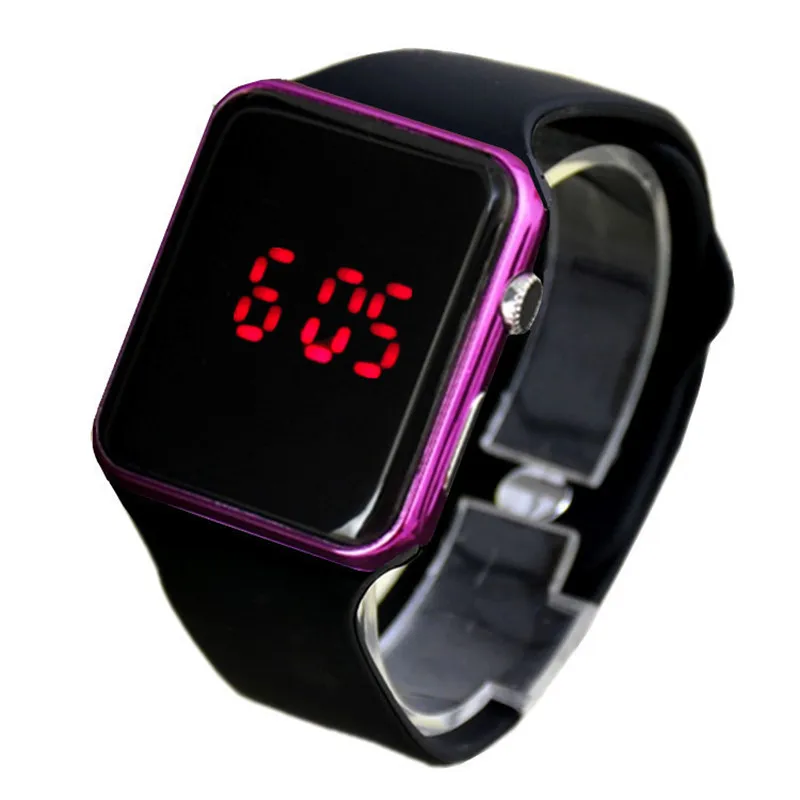 Men s and women s sports and leisure LED watches men s digital clock men s 4