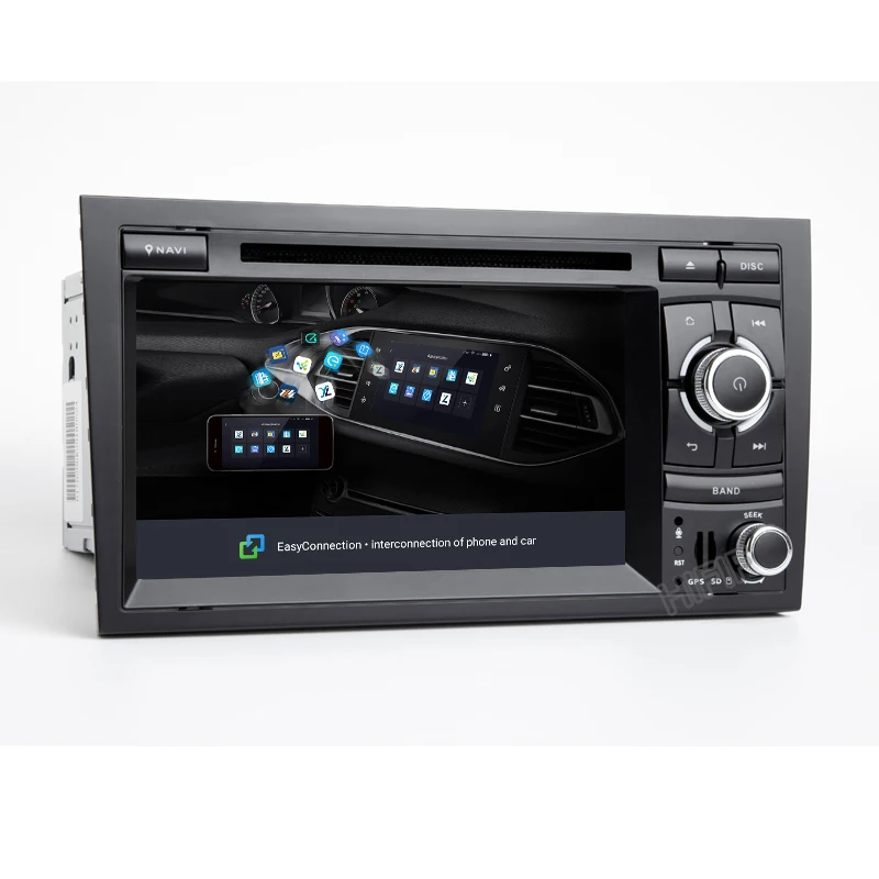 Top IPS DSP For Audi A4 S4 RS4 8E 8F B9 B7 B6 2 din 4G 8 core Android 9.0 Car radio dvd multimedia player stereo GPS wifi obd2 4
