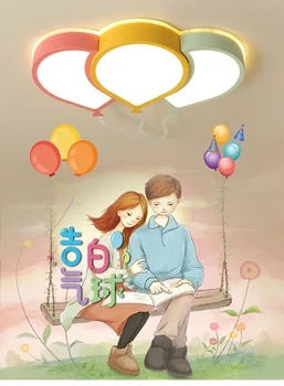 

Balloon absorb dome light children room cartoon sweet led contracted and contemporary male girl bedroom lamps and lanterns