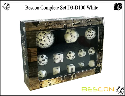 Bescon Complete Set D3-D100 White-1