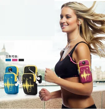 

Hot Selling Outdoor Sports waterproof Running Arm Bag with Cell Phone Bag