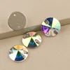 YANRUO 3200 All Sizes AB Rivoli Glass Stones Top Quality Flatback Sewing Crystal Strass Craft Sew On Rhinestone For Clothes ► Photo 2/6