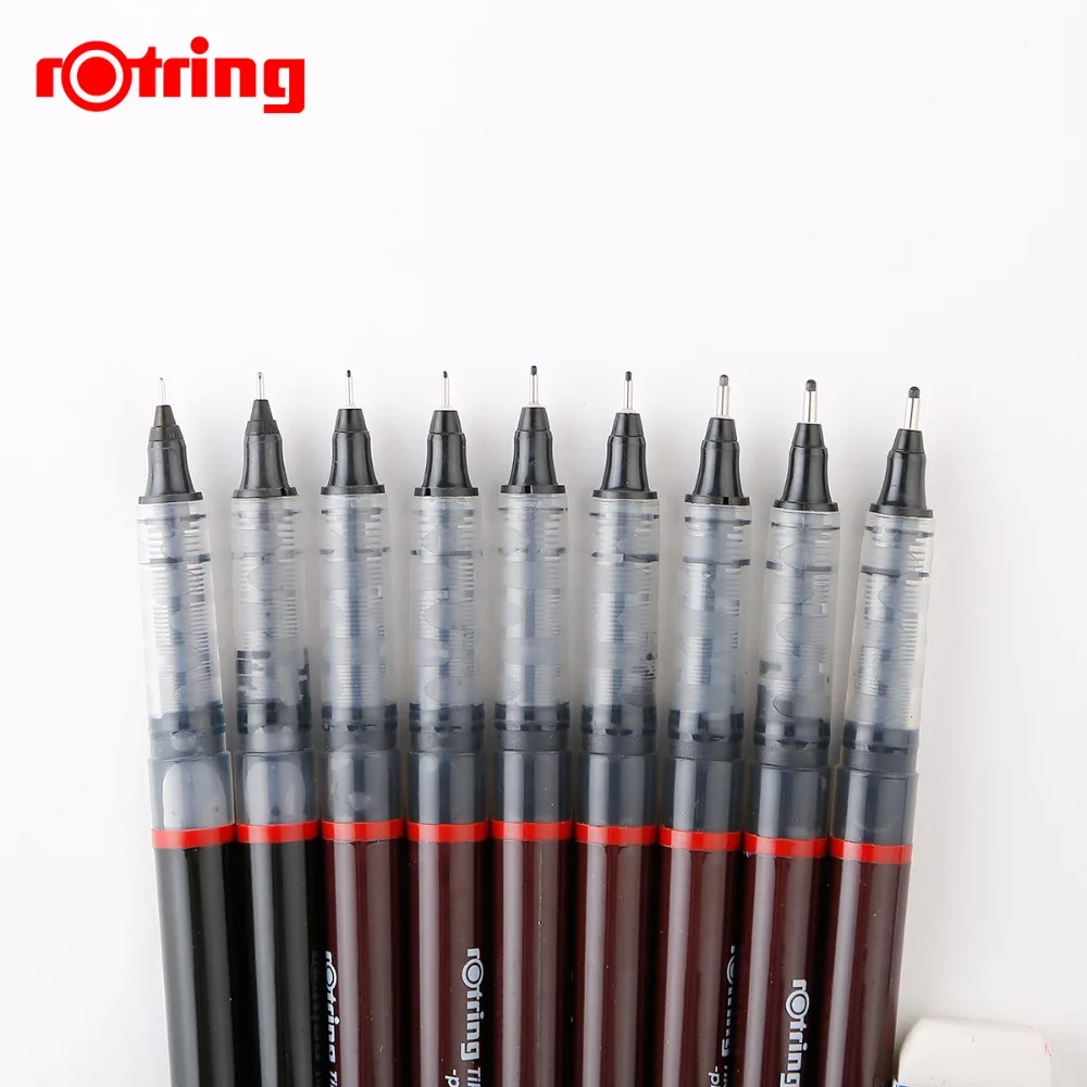 Rotring Tikky графические пигментированные чернила эскизная ручка Одноразовые