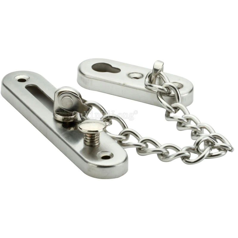 1pcs High Security Anti Thief Door Chain Lock Stainless Steel