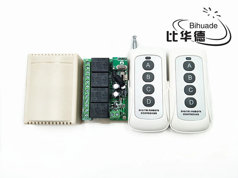 315Mhz Wireless Remote Control 12V 4 Channel Transmitter with battery