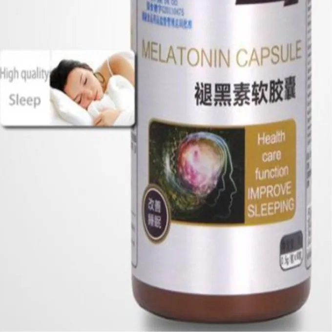 

100% Melatonin Extract Powder for Postponing Aging High Quality Nutritional Sleep Well Supplement Enhancing 60pcs