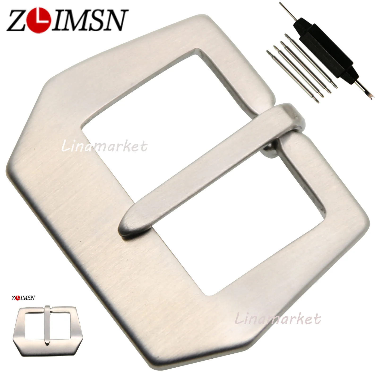 Buy ZLIMSN 5Pcs Watch Buckle Stainless Steel Watch