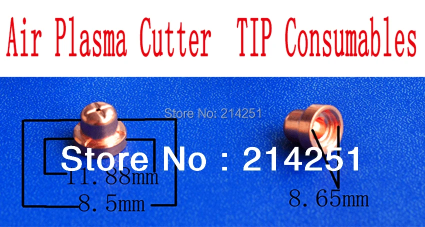 

10pcs PT31 TORCH Air Plasma Cutter Cutting Consumables - Tip (pt31)