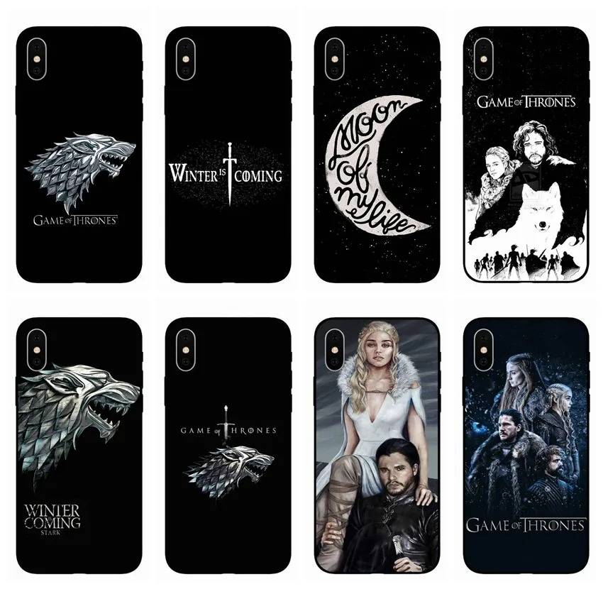 Game Thrones Daenerys Dragon Jon Snow tyrion lannister Soft Phone Case Fundas For iPhone 7 7plus 6 6S 6Plus 8 8Plus X 5 5S SE |