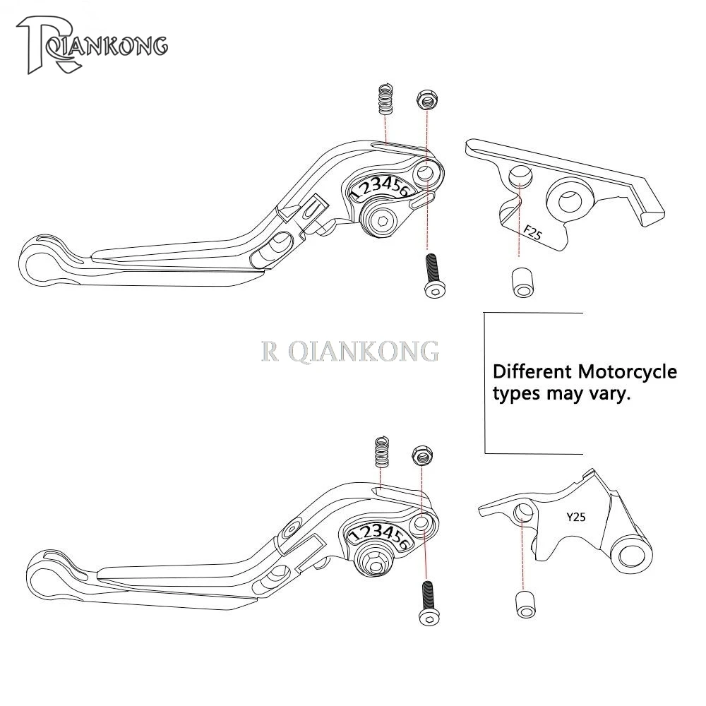 Для Yamaha TDR250 TDR 250 1988-1992 1991 1990 1989 1988 ЧПУ Алюминий Регулируемый складной расширение мотоцикл Рычаги Тормозная система сцепления