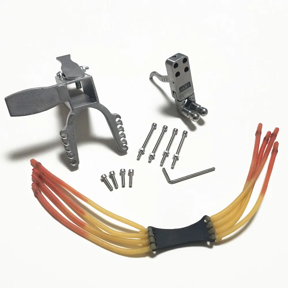 Mechanical Slingshot Accessori Trigger Rubber-Band Strong Sliding-Module Stainless-Steel