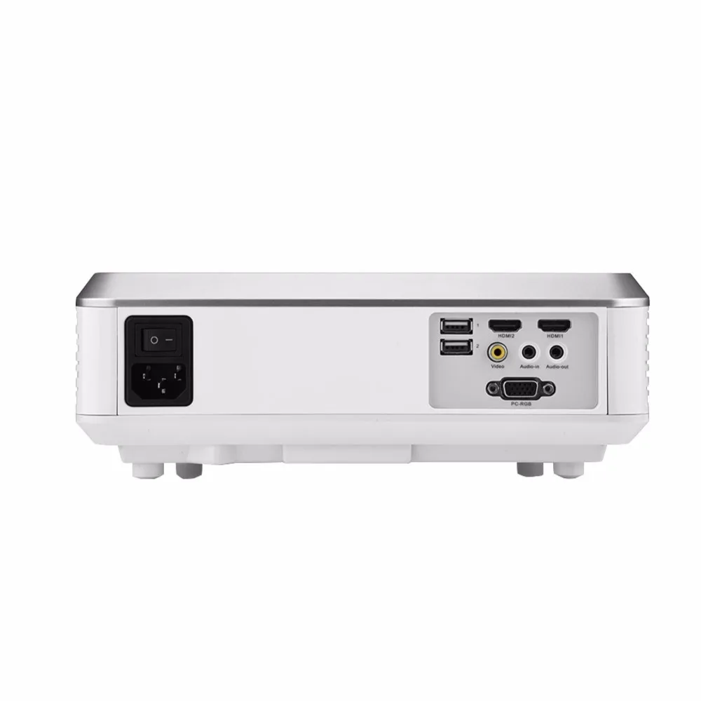 HiFi SRS аудио HD проектор 4:3/16:9 VGA HDMI USB Аудио Видео домашний кинотеатр AU
