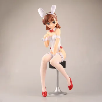 

36CM New Arrival Anime Action Figure Toaru Kagaku No Railgun Mikoto Misaka Bunny Girl Ver 1/4 Scale Sexy PVC Decoration Doll
