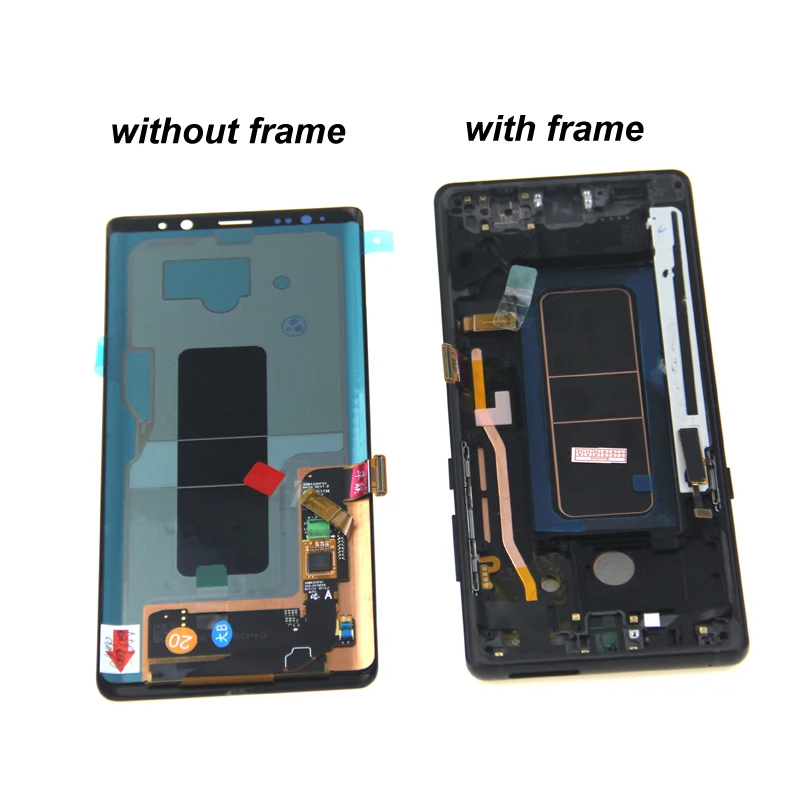 2960*1440 6.3 Amoled lcd Replacement with frame For Samsung Note 8 Lcd Display Touch Screen Digitizer Note8 N950 N950F