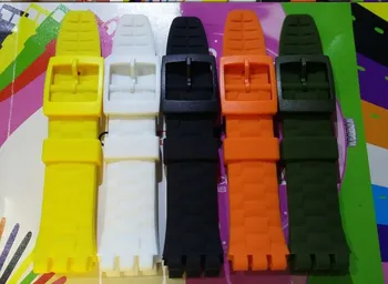 

Watch Accessories Silicone strap for Swatch rubber summer dive beach carnival suuk400suuw100 diving money