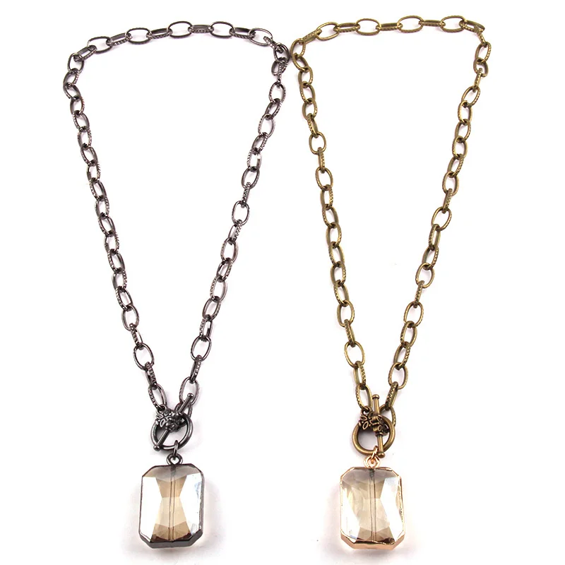 Fashion Bohemian Tribal Jewelry Black Gun/antique Bronze Chain