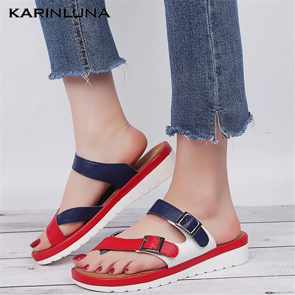 

Fashion Large Size 43 Casual Sandals Woman Shoes Flat with Comfortable Slip On Summer Shoes Woman Sandals Female