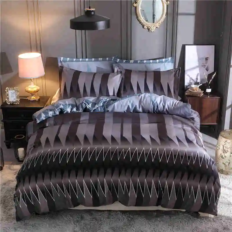 Набор постельного белья Queen King Size пододеяльник простыня горячая Распродажа
