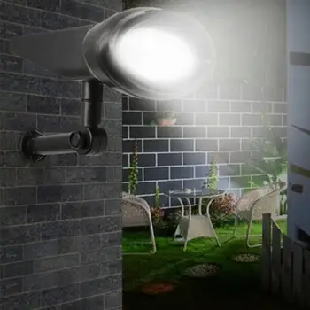

LED Solar Powered Spotlight IP65 Waterproof Wall Light For Garden Driveway Inground Lamp