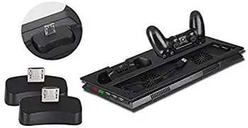 

Fast Transfer HUB Cooling Fan for PS4 Pro Dual Controller Charger Station