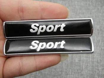 

" Sport " Letters Word Car Trunk Badge Emblem Letter Decal Sticker for BMW Sport