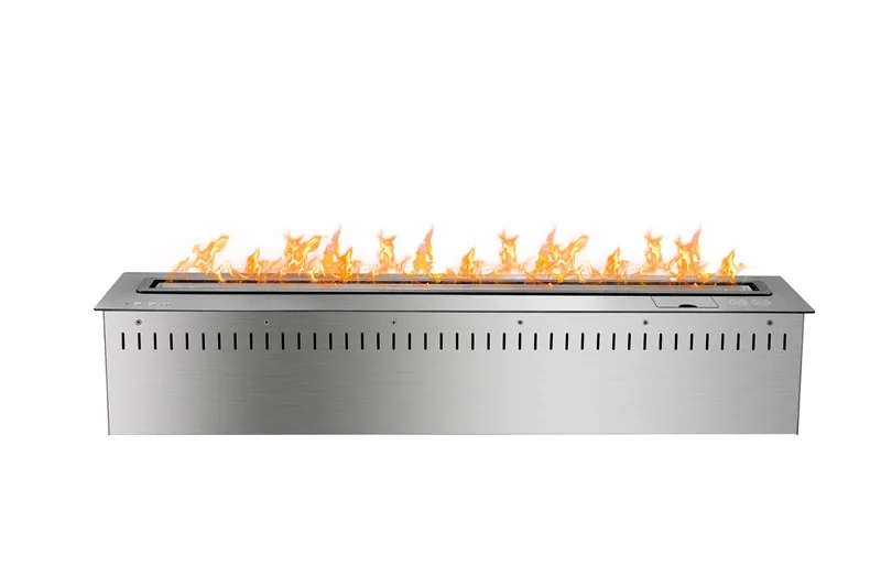 36 inch Smart Remote control intelligent silver or black auto bio fireplace insert