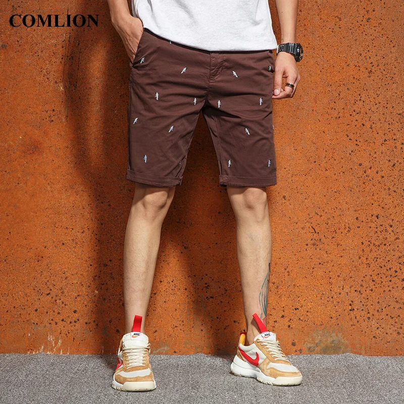 

Fashion Army Cargo Shorts Military 2018 Men Cotton Casual Bird Pattern Short Trousers New Brand Clothings Summer Homme F18