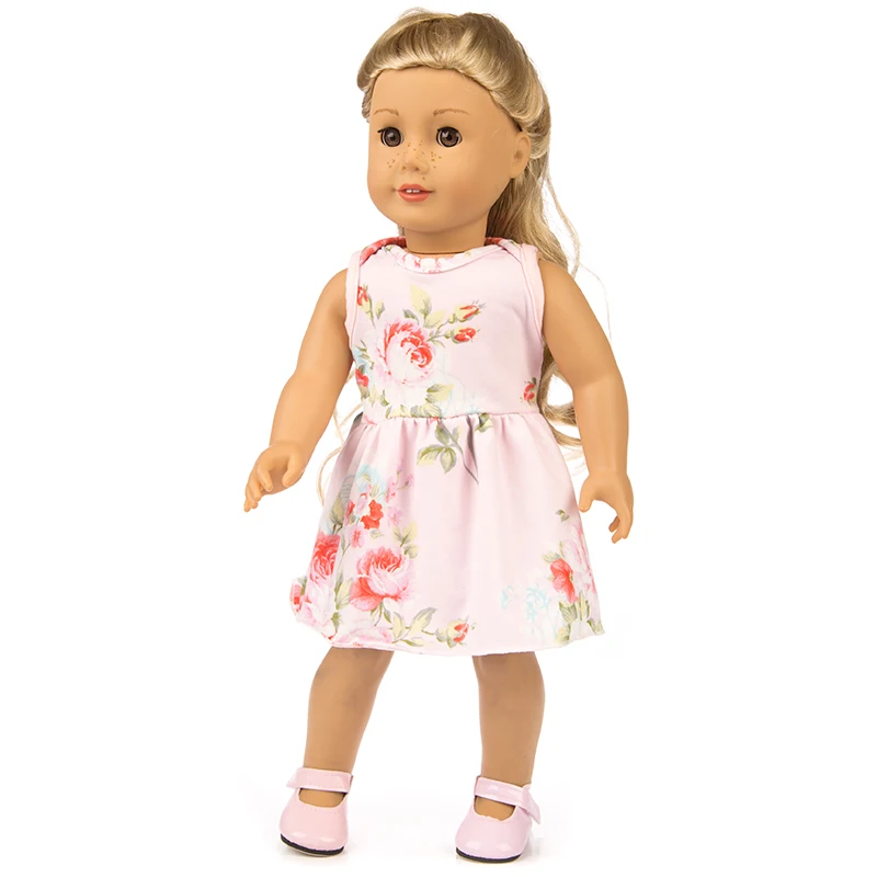 Платье из новой коллекции, пригодный для куклы Американская девочка одежда 18-дюймовые куклы, рождественские подарки для девочек(только продаем одежду