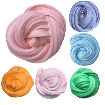 

Cotton Beautiful Crystal Putty Clay Slime Fluffy Floam Mud Modeling Children Intelligent Plasticine Magic Fruit Gift Kid Toy