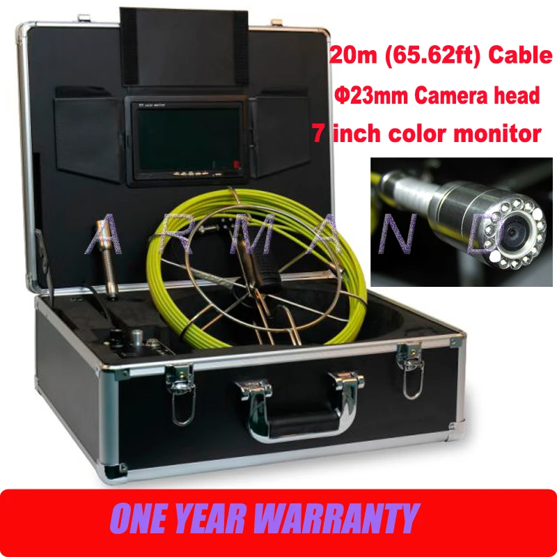 

Endoscope 710 sewer pipe inspection camera Drain System Camera Inspections with Control Box and 23mm Camera Head