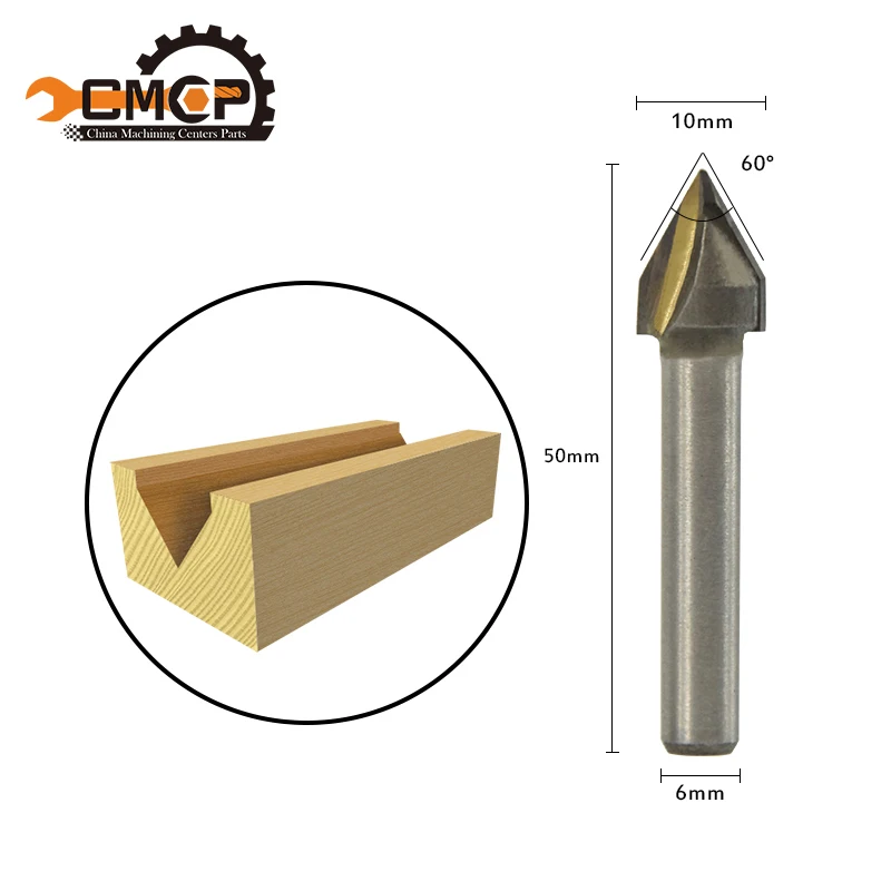 1 Piece Shank 6mm Graus V do Groove Model V Groove V 60 degree Grooving