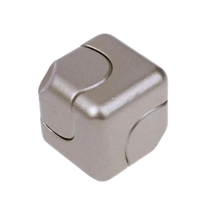 Fidget Magic Cube Spinner Decompression Anti stress Fidget Cubic Finger Whirlwind Metal Cube Toys For Adult