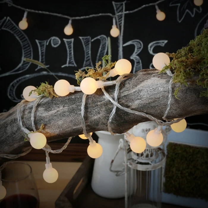

EU/US PLUG 110V/220V Warm White 10M 100 LED Globe Ball holiday String Light for Home Decoration/Wedding/Birthday/Chrismas Party