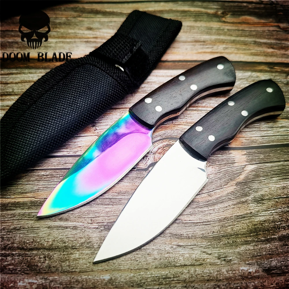 

140mm 5CR15MOV Blade Knives Fixed Blade Knife Stainless Steel 57HRC Small Straight Knife Letter Opener Tool