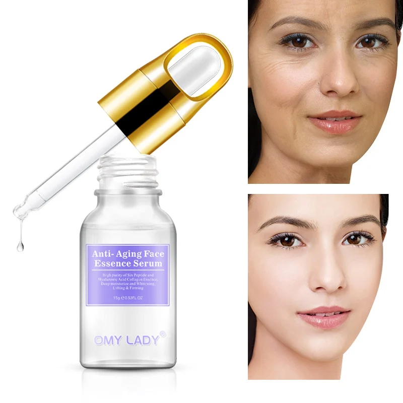 

Face Essence Six Peptides Collagen Face Cream Anti-Aging Moisturizing Skin Care Whitening Hyaluronic Acid Serum dropship support