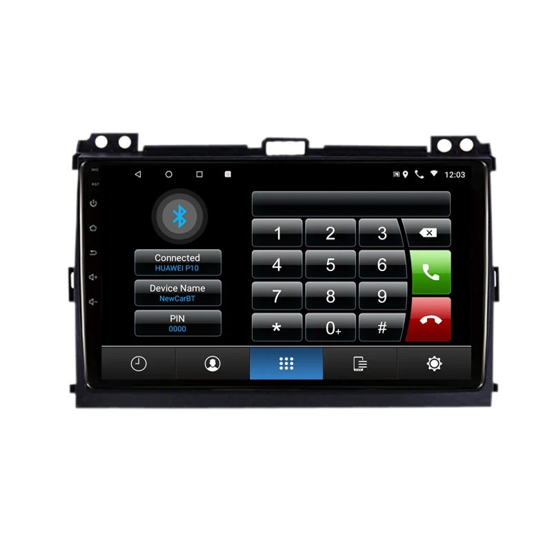 Sale 9" 4G RAM 2.5D IPS 8 Core Android 9.1 Car DVD Multimedia Player GPS For Toyota Prado 120 Land Cruiser 2004-2009 radio navigation 5