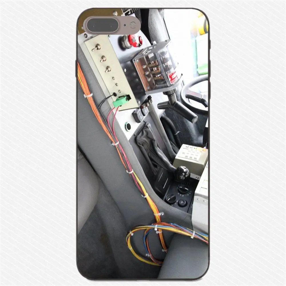 Мягкий Delorean автомобиль Назад в будущее ретро для Samsung Galaxy I9080 Note 4 8 9 S3 S4 S5 S6 S7 S8 S9 S10