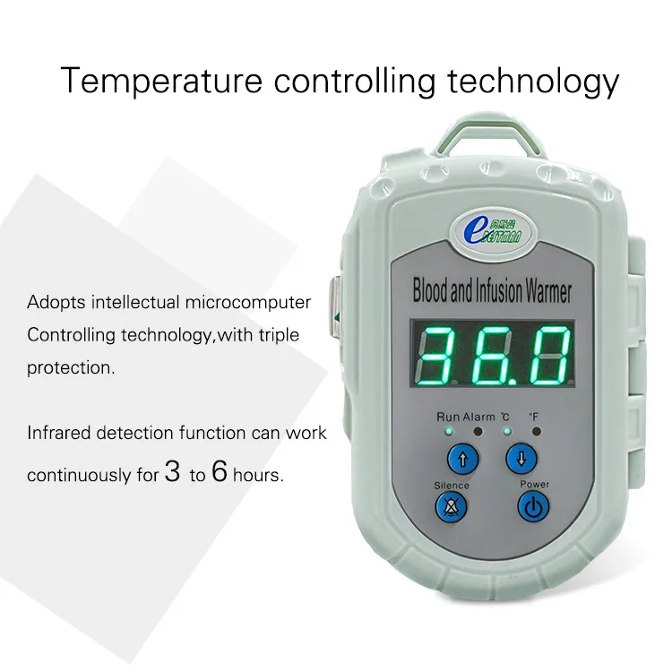 CE крови Настой теплее Жидкости Теплее светодиодный дисплей Температура жидкости от 28 до 41 по Цельсию портативный теплее