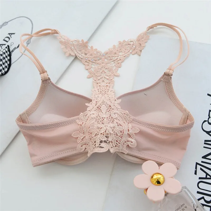 Women Bra Front Button Bra Push Up Underwear Woman Underwear Buckle Female Bras 75-85B lace bra