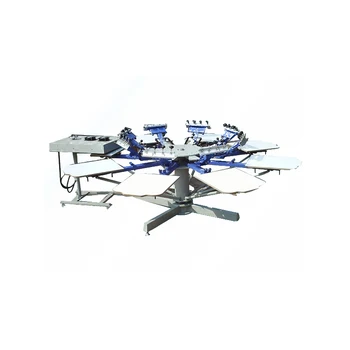 

1Set 8 color 8 station T-shirt screen printing machine comeswith base good quality