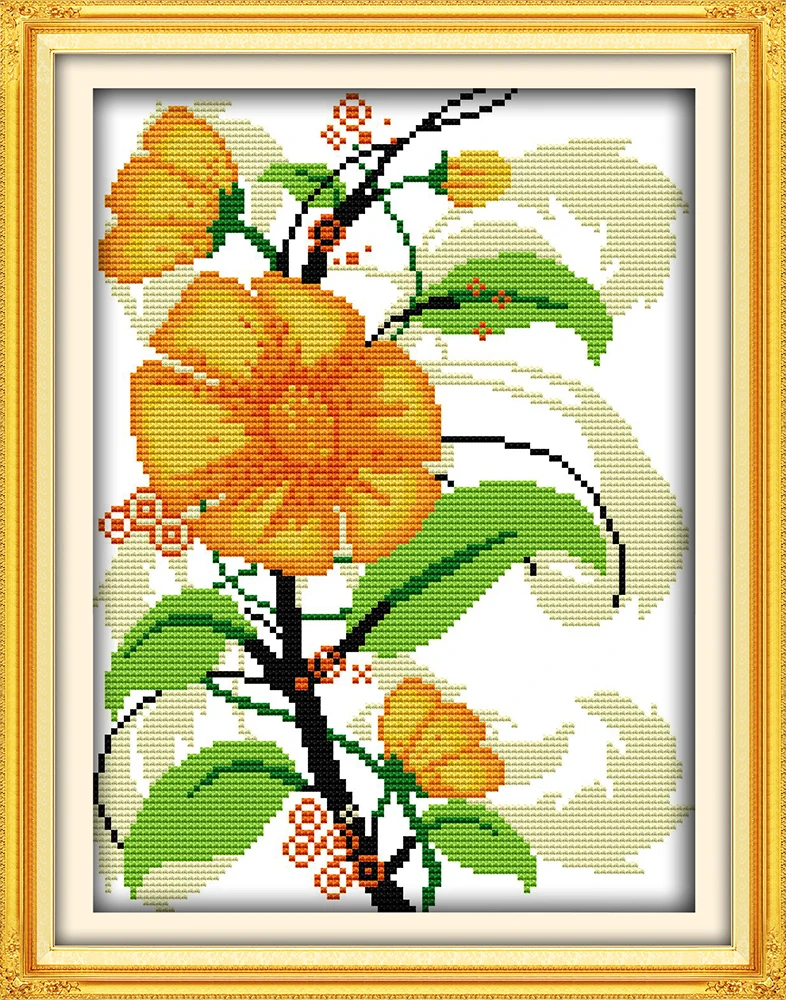 Needlework DIY DMC Cross stitch Sets For Embroidery kit 11ct printed cotton thread Sunflower Cross-Stitching Painting | Дом и сад