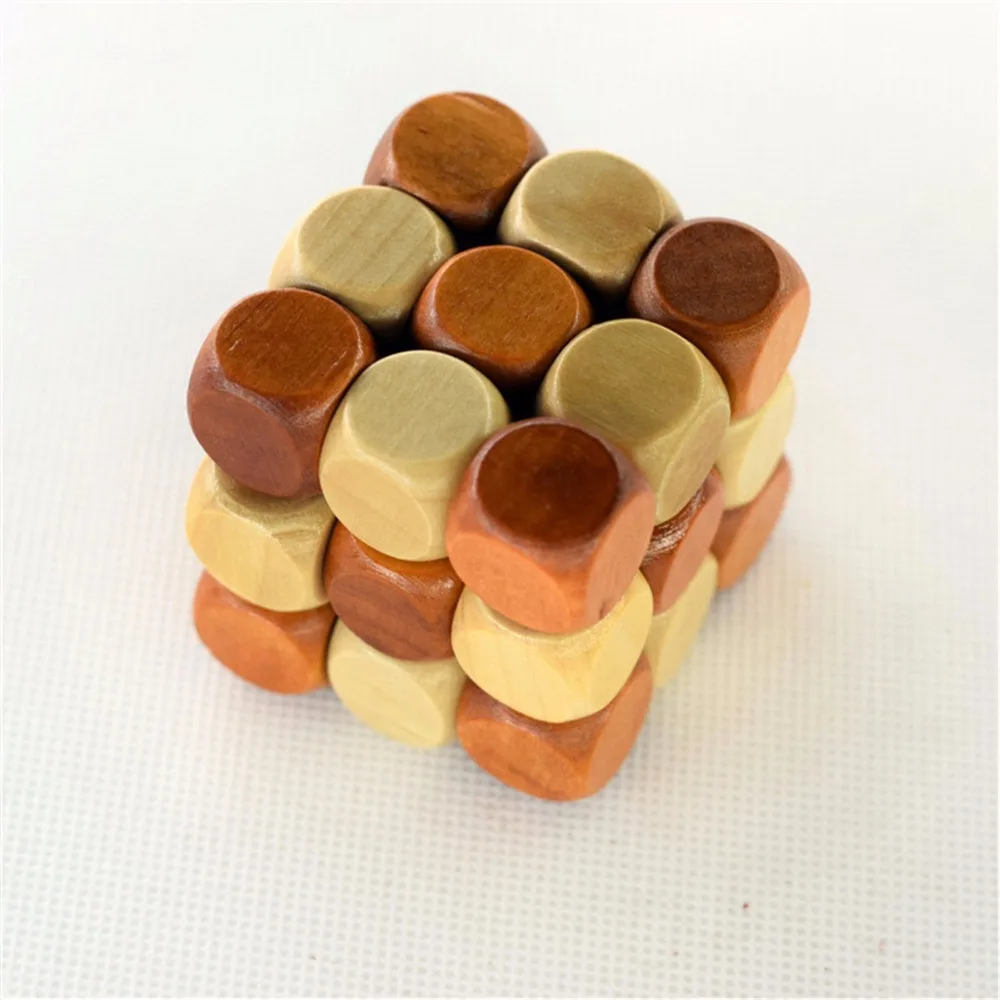 Развивающие детские интеллект мозговой тизер Shaper Jigsaw игрушка деревянный Дракон Хвост Магический Куб 3D Деревянный пазл новинка игрушки